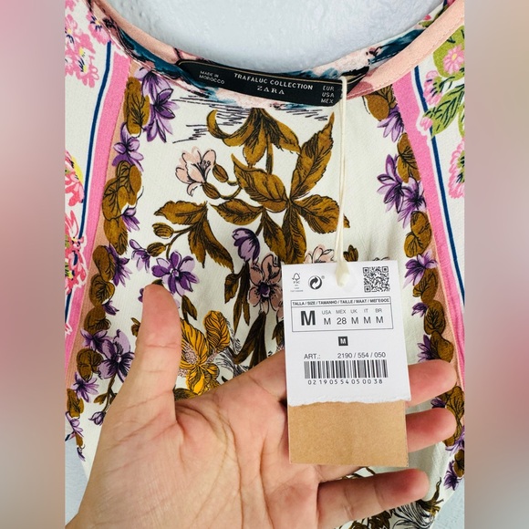 NWT Pink Gold Floral Maxi Duster Baroque Elegant Shabby Chic Dress - Picture 8 of 9